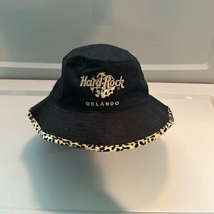 NWOT Vintage unisex Hard Rock Cafe sun/beach hat Orlando Embroidered. OS